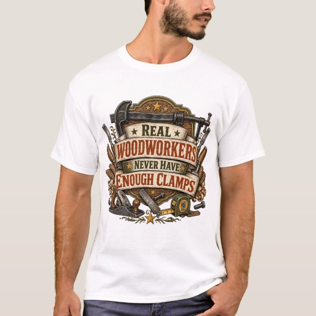 Camisas de verdadeiros marceneiros precisam de mai (Frente)
