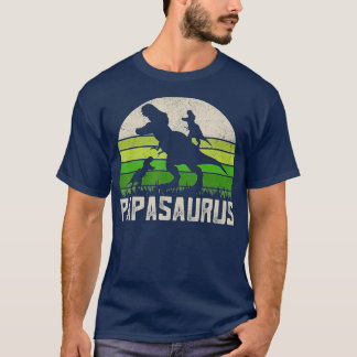 Camisas de vovô engraçadas, Papasauro Dinossauro 2