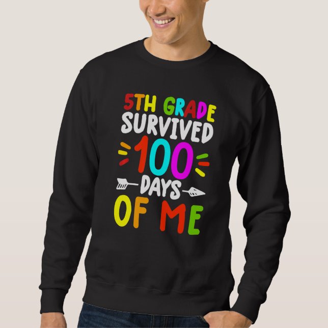 Camisas Do 5 Para Professores 100.º Dia Da Escola (Frente)