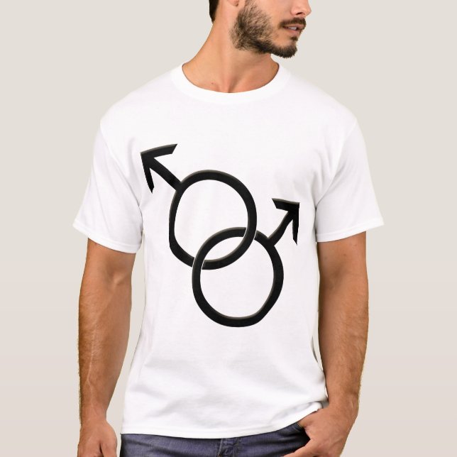 Camisas do amor dos homens das camisas do orgulho (Frente)