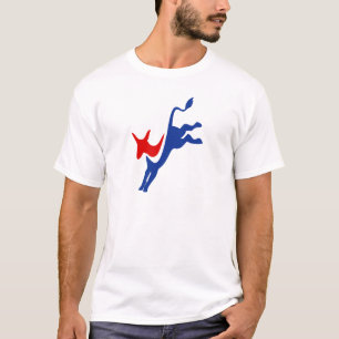 Camisas do asno T de Democrata