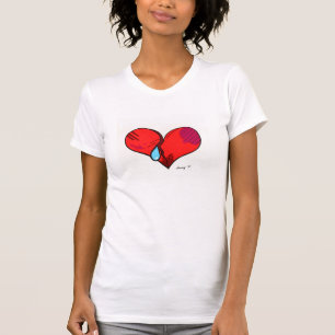 Camisas do coração quebrado