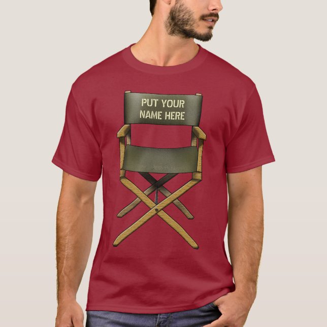 Camisas do design T da Cadeira do diretor (Frente)