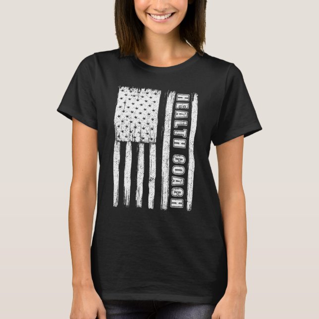 Camisas do Dia 4 de Julho para Homens Bandeira Ame (Frente)
