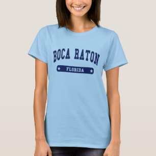 Camisas do estilo universitário Boca Raton Florid