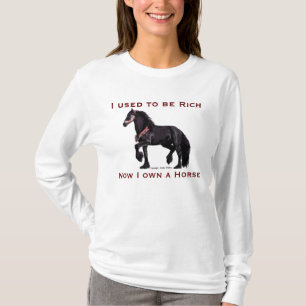 Camisas do humor do cavalo do frisão