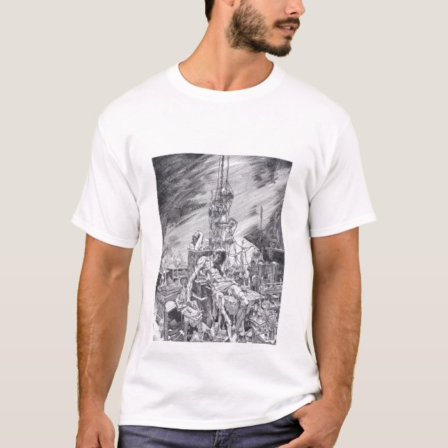 Camisas do laboratório de Frankenstein (Frente)