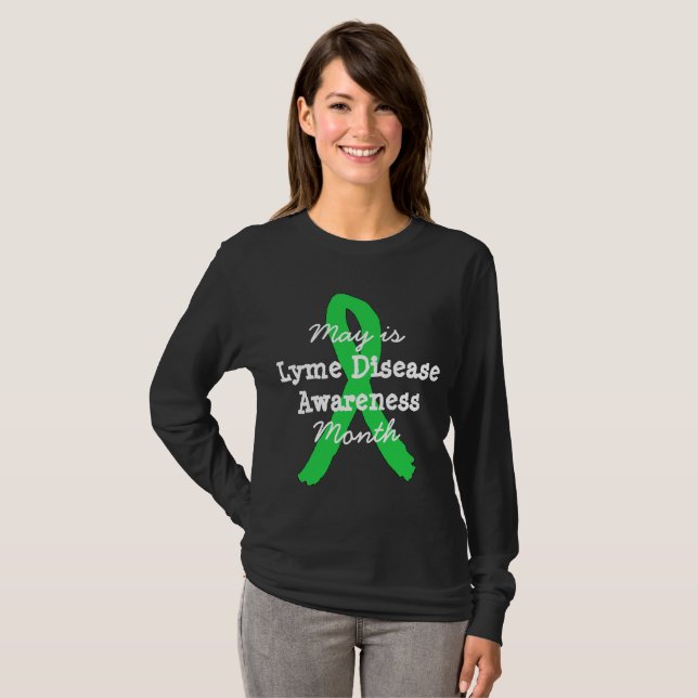 Camisas do Mês de Conscientização da Doença de Lym (Frente Completa)