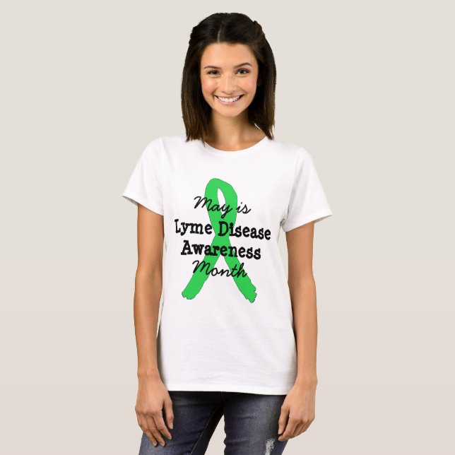 Camisas do Mês de Conscientização da Doença de Lym (Frente Completa)