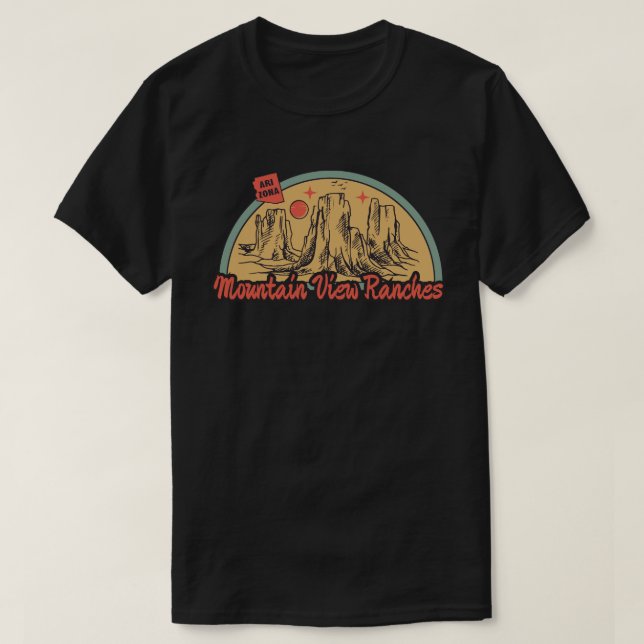 Camisas do Mountain View Ranches, Arizona (Frente do Design)