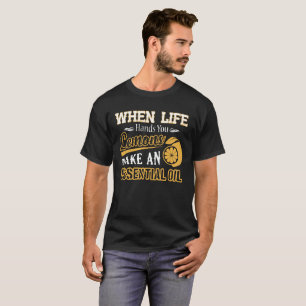 Camisas do óleo essencial