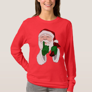 Camisas do Papai Noel Camisetas de Natal femininas