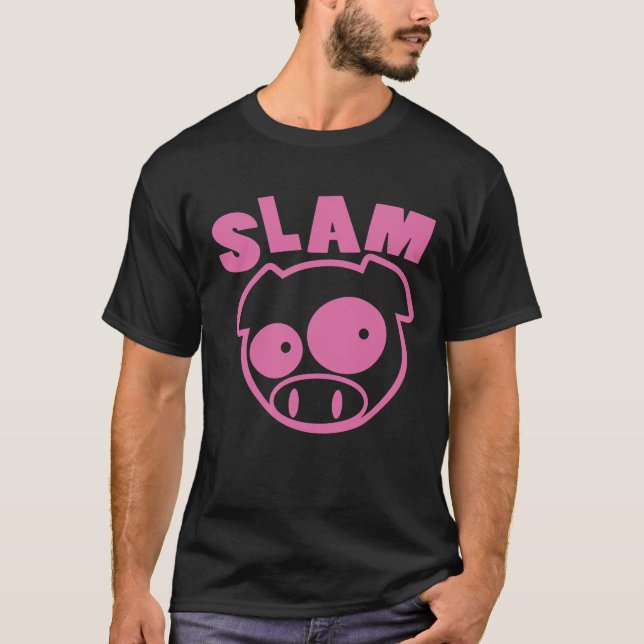 Camisas do slampig T do PORCO da BATIDA (Frente)