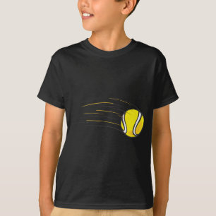 Camisas do tênis dos miúdos - a bola de tênis d