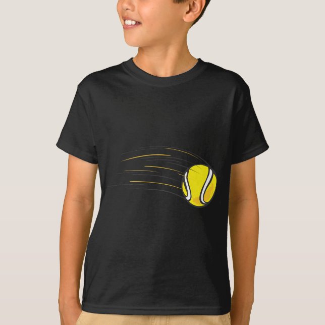Camisas do tênis dos miúdos - a bola de tênis do (Frente)
