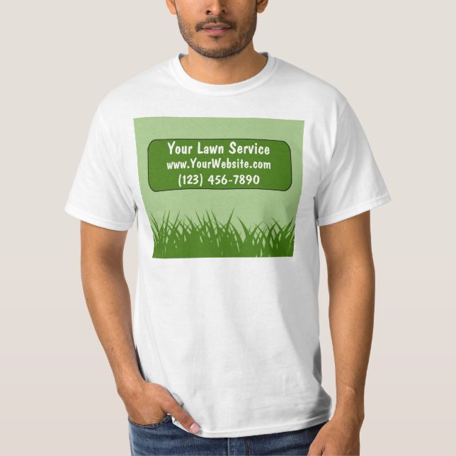 Camisas do trabalho do serviço do gramado (Frente)