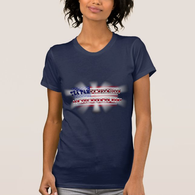 Camisas dos patriotas do tea party (Frente)