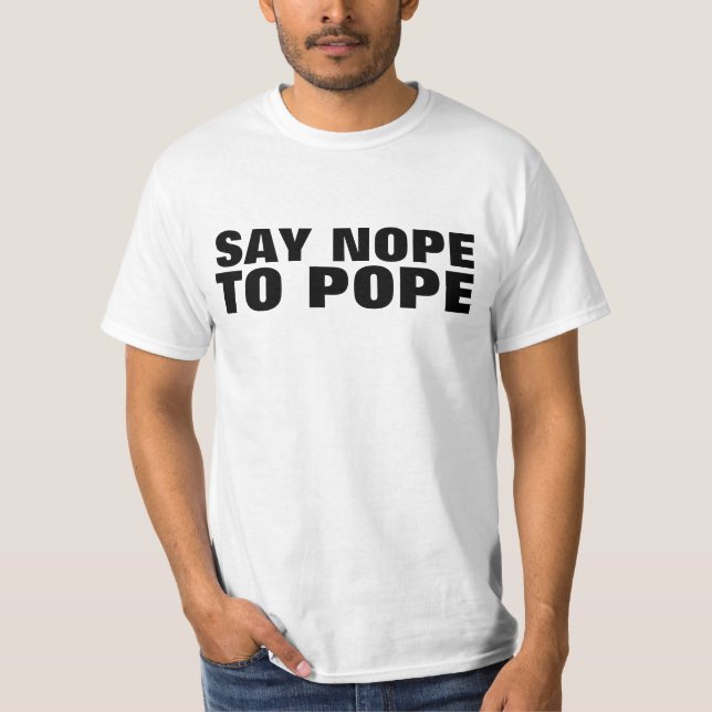 Camisas e camisetas ANTI-POPE (Frente)