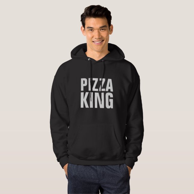Camisas e capuzes do rei PIZZA (Frente Completa)