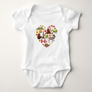Camisas e jaquetas de amor canadenses