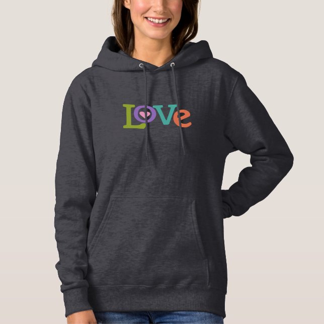 Camisas e jaquetas de amor coloridas (Frente)