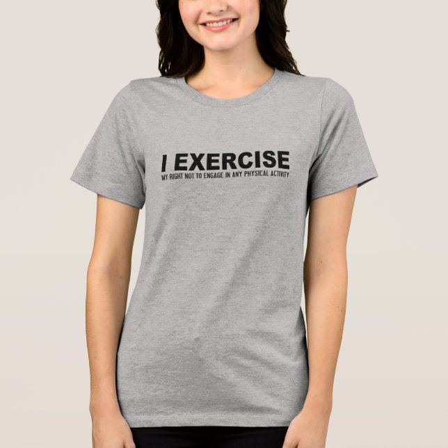 Camisas e jaquetas de exercício engraçadas (Frente)