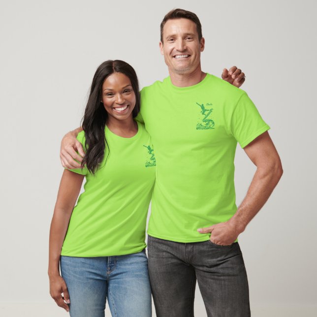 Camisas e jaquetas de Surfer de Nome Personalizado (Unissex)