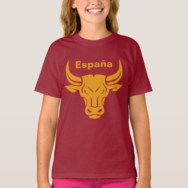 Camisas e jaquetas de texto personalizadas Bull es (Frente)