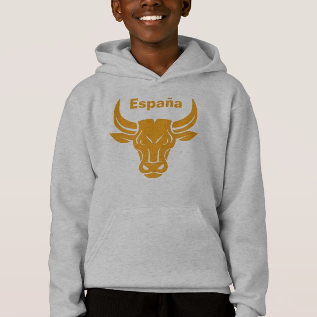 Camisas e jaquetas de texto personalizadas Bull es (Frente)