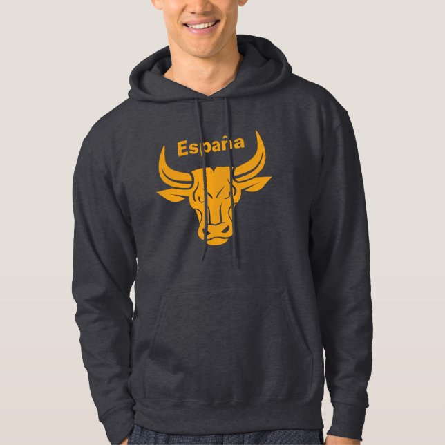 Camisas e jaquetas de texto personalizadas Bull es (Frente)