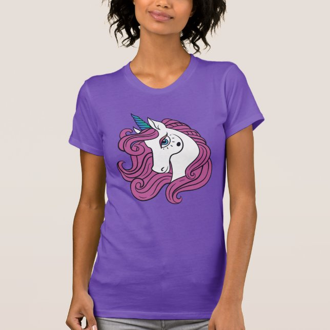 Camisas e jaquetas de unicórnio fofos (Frente)
