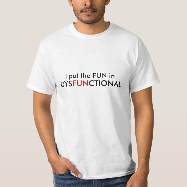 Camisas e jaquetas divertidas disfuncionais (Frente)
