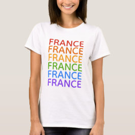 Camisas e jaquetas do arco-íris FRANÇA