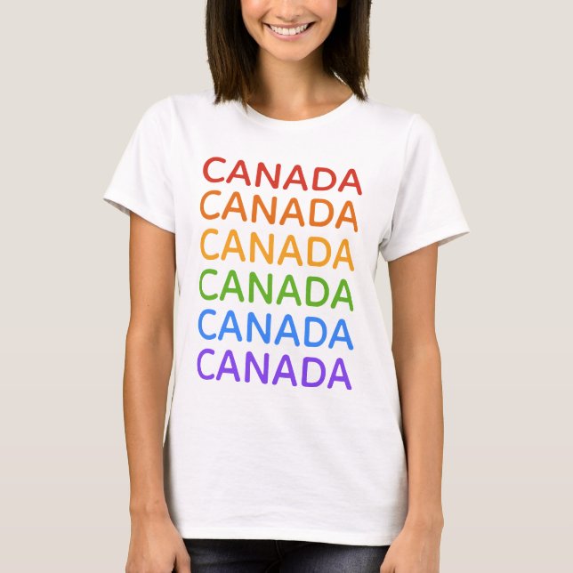 Camisas e jaquetas do Rainbow CANADÁ (Frente)