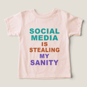 Camisas e jaquetas "Social Media" engraçadas