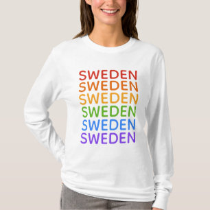 Camisas e jaquetas Suecias arco-íris