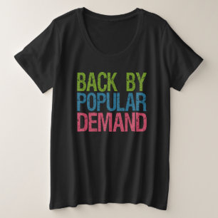 Camisas e jaquetas "Voltar por demanda popular"
