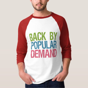 Camisas e jaquetas "Voltar por demanda popular"
