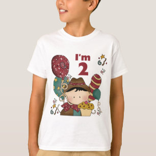 Camisas e presentes de cowboy segundo aniversário