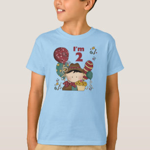 Camisas e presentes de cowboy segundo aniversário