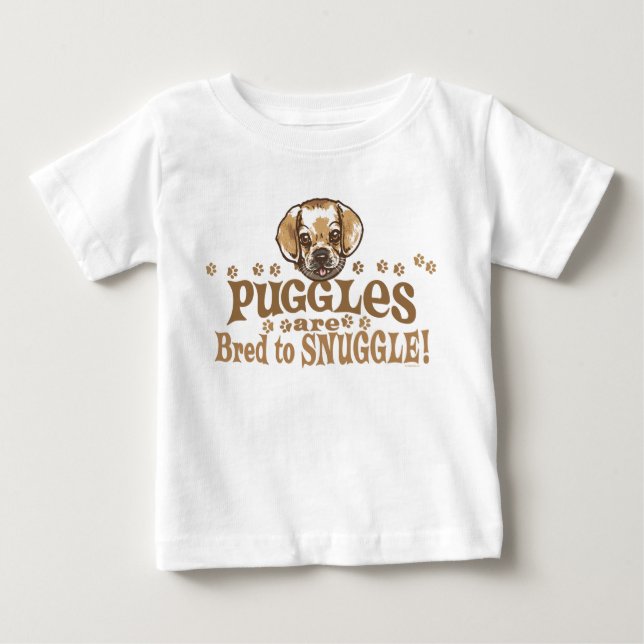 Camisas e presentes de Puggle do Snuggle (Frente)