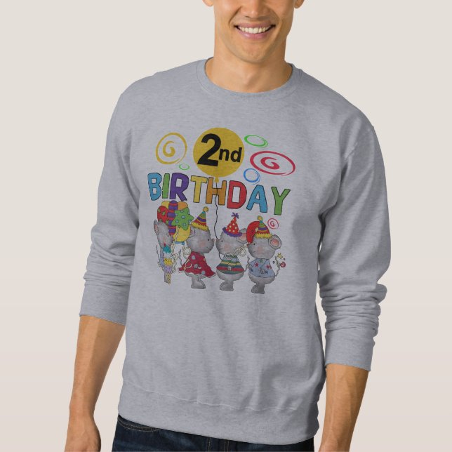 Camisas e presentes de segundo aniversário de rato (Frente)