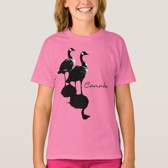 Camisas e Presentes de Souvenir de Ganso do Canadá (Frente)
