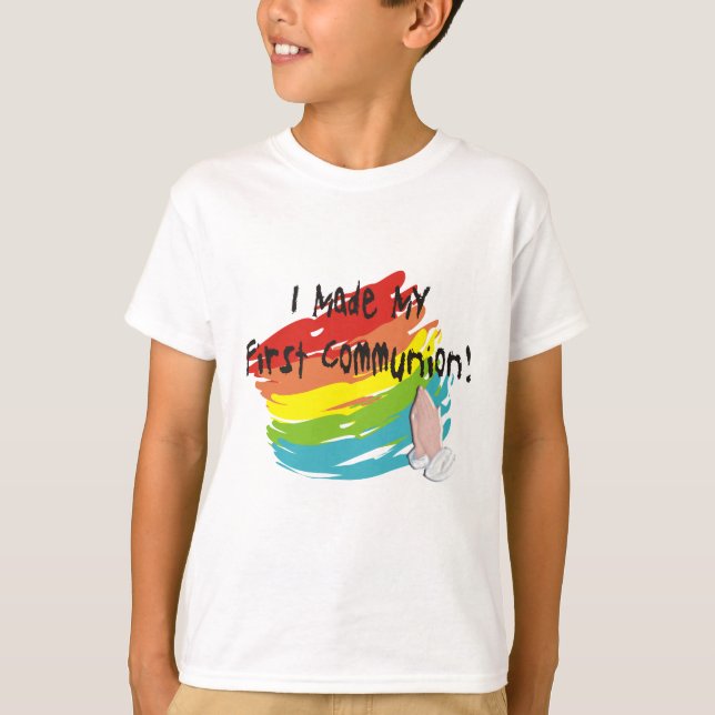 Camisas e presentes do primeiro dia da comunidade (Frente)