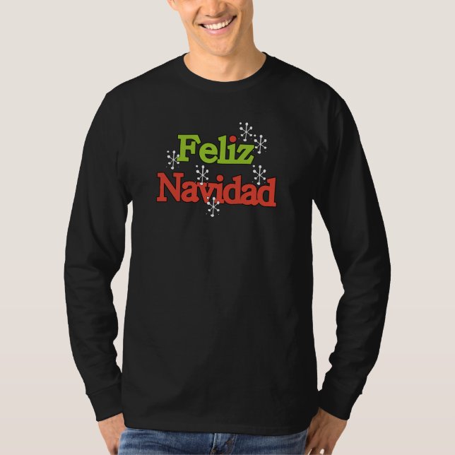 Camisas e presentes Feliz Navidad (Frente)