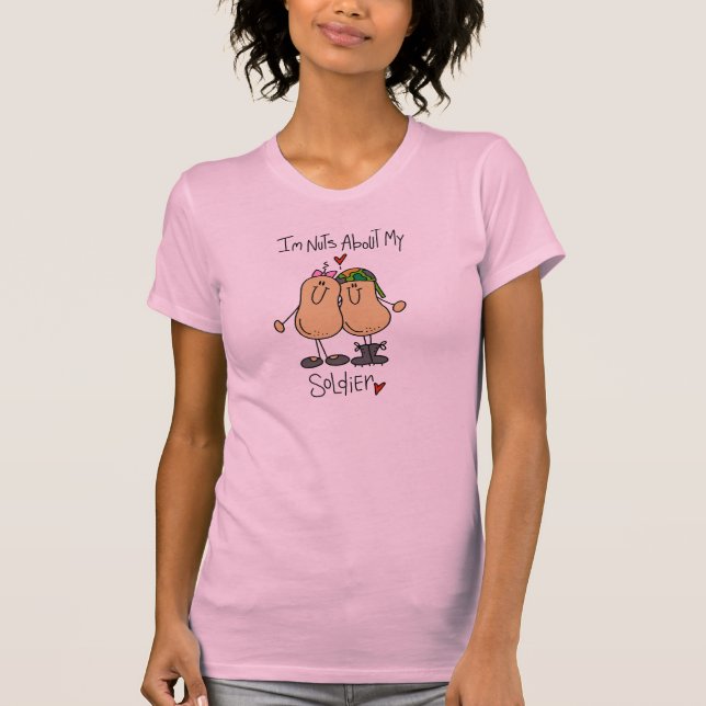 Camisas e Presentes Maluca Pelo Meu Soldado (Frente)
