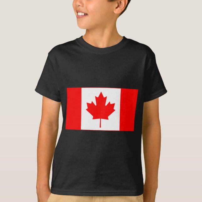 Camisas e produtos canadenses da bandeira T (Frente)