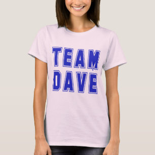 Camisas e produtos de Dave T da equipe