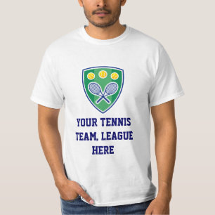 Camisas e Suéteres da Liga tênis. Personalizável