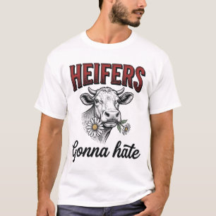 Camisas Engraçadas de Bezerros Vão Odiar Camisa Vi